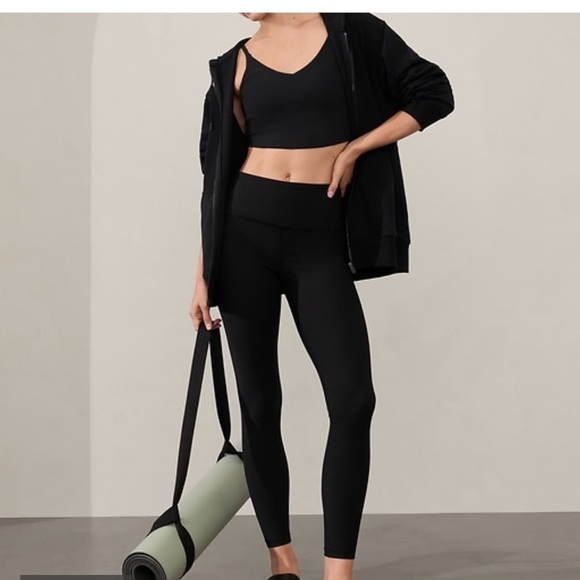 Athleta Elation tight ribbed black - Picture 4 of 4